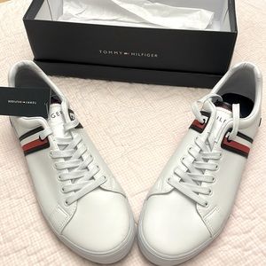 Men’s Tommy Hilfiger, leather dress sneakers